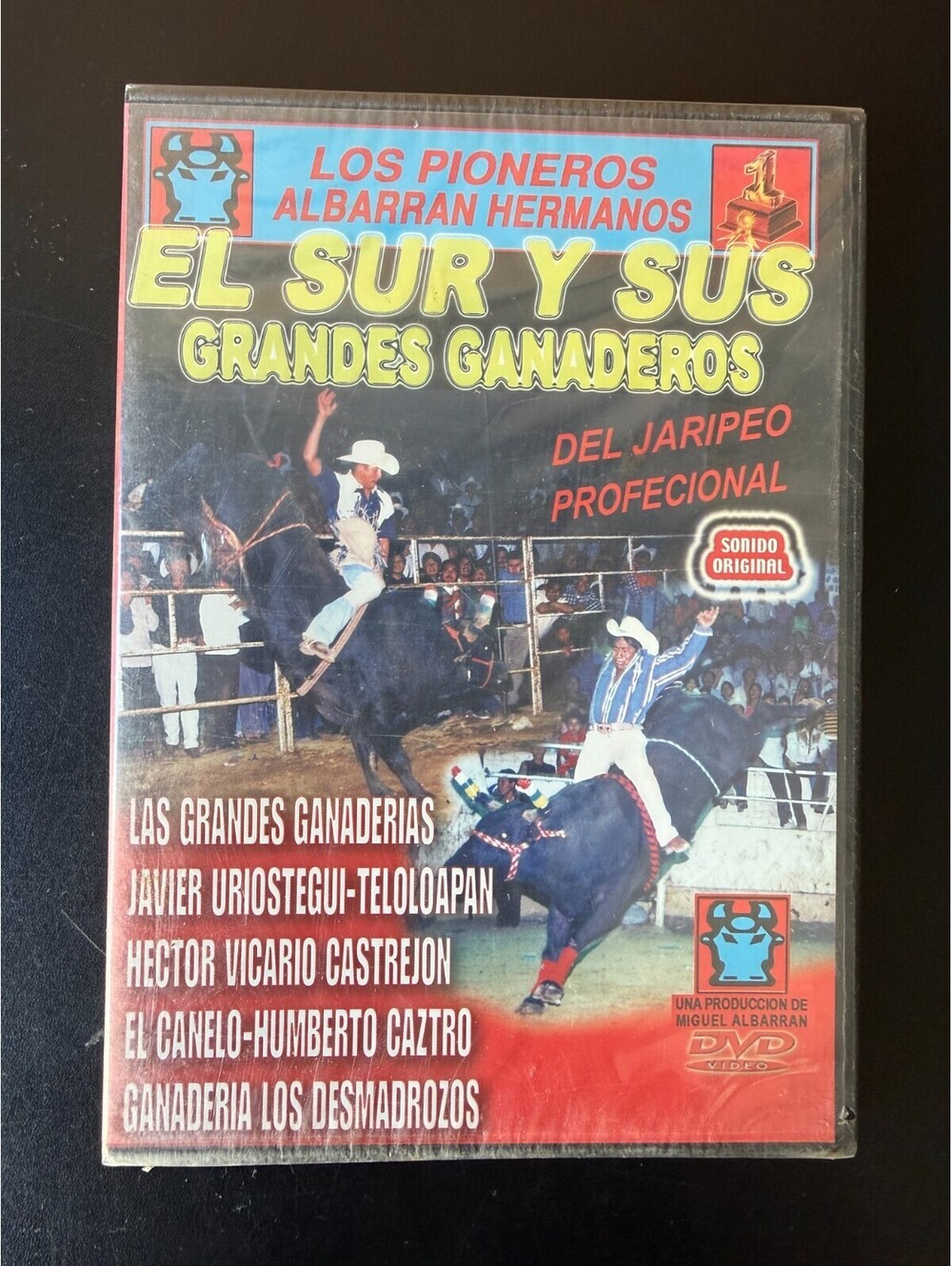 El Sur Y Sus Grandes Ganaderos Del Jaripeo Profesional DVD Albarran